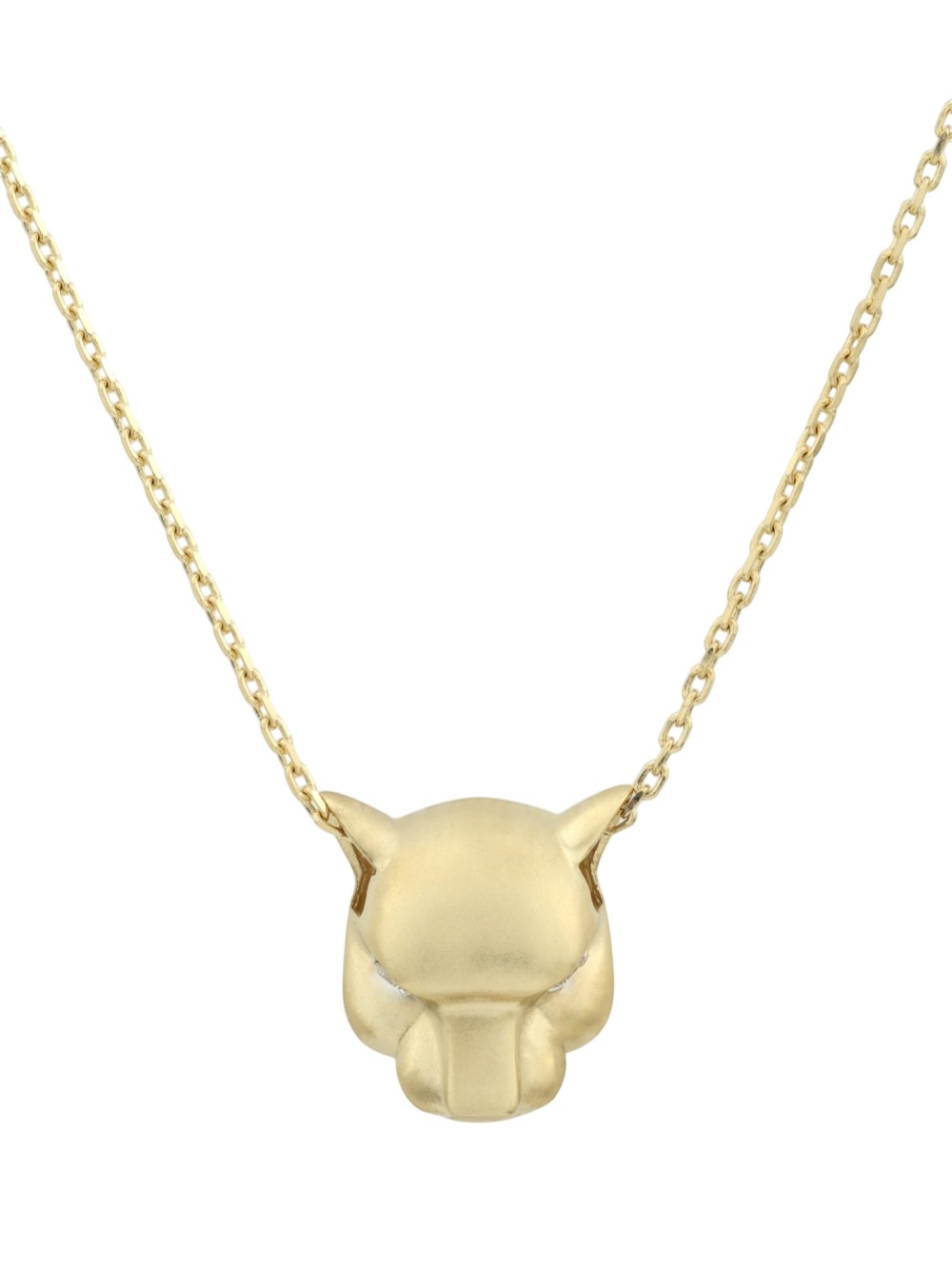 Колье из лимонного золота 585 пробы c бриллиантами