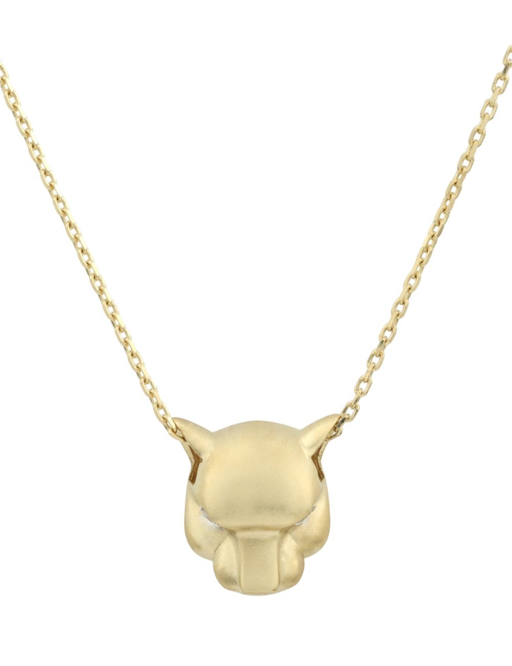 Колье из лимонного золота c бриллиантами