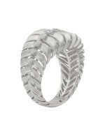 Кольцо из белого золота c бриллиантами