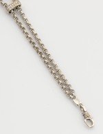 Браслет из белого золота c бриллиантами, ониксом и перламутром