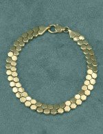 Браслет из лимонного золота