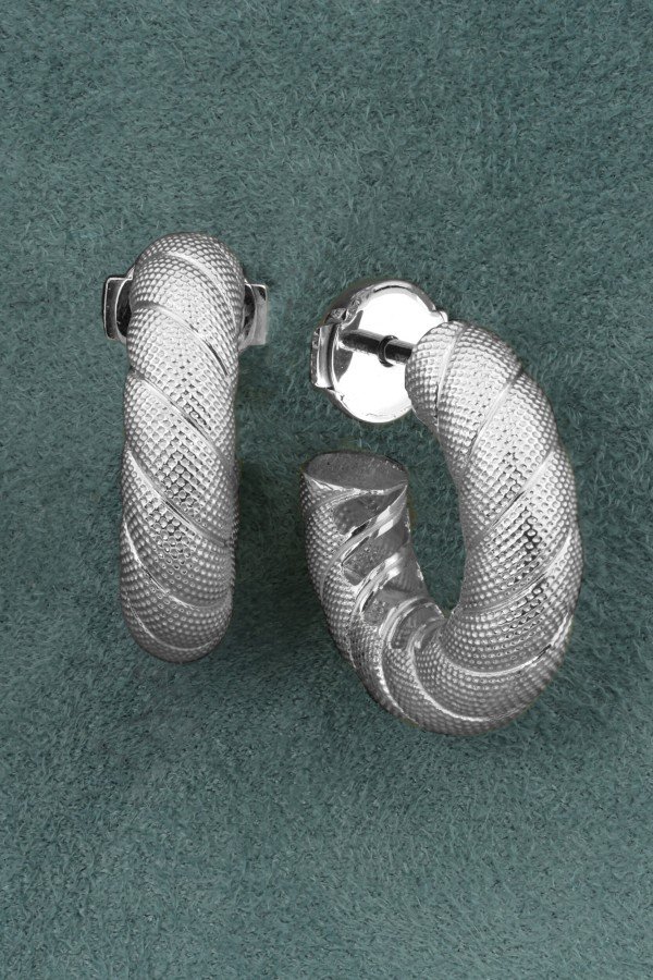 Серьги из белого золота