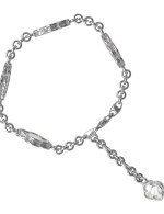 Браслет из белого золота c перламутром