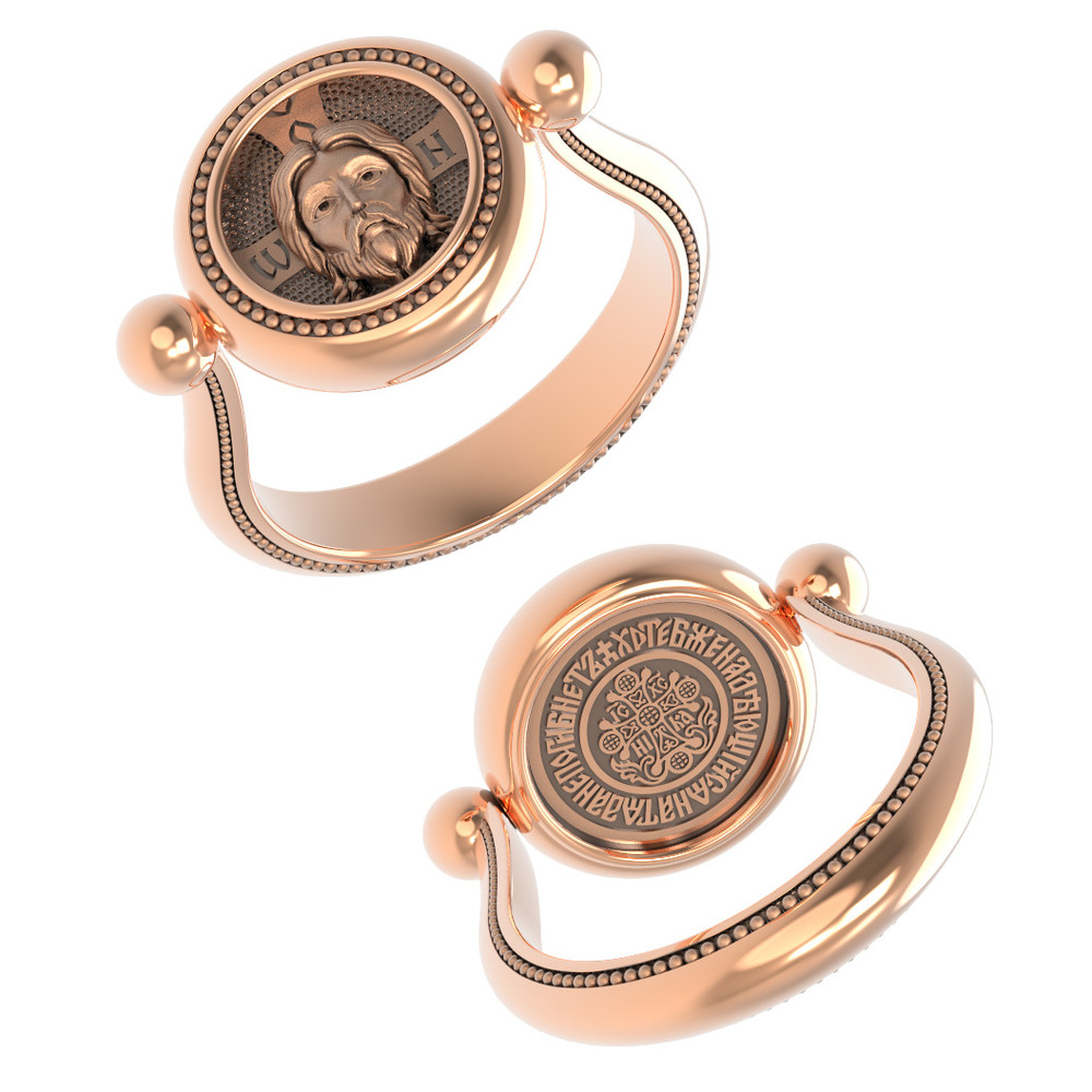 Кольцо из красного золота 585 пробы