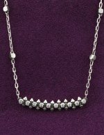 Колье из белого золота c бриллиантами