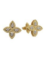 Серьги из лимонного золота c бриллиантами