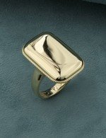 Кольцо из лимонного золота