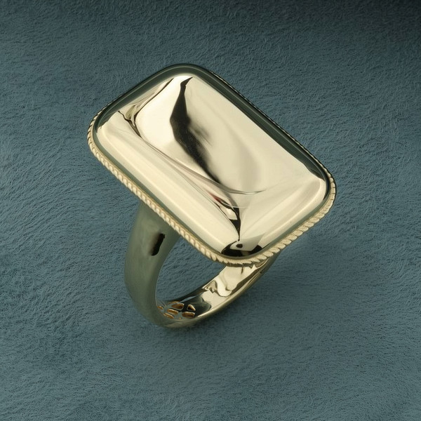 Кольцо из лимонного золота 585 пробы