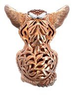 Подвеска из золота c эмалью и фианитом