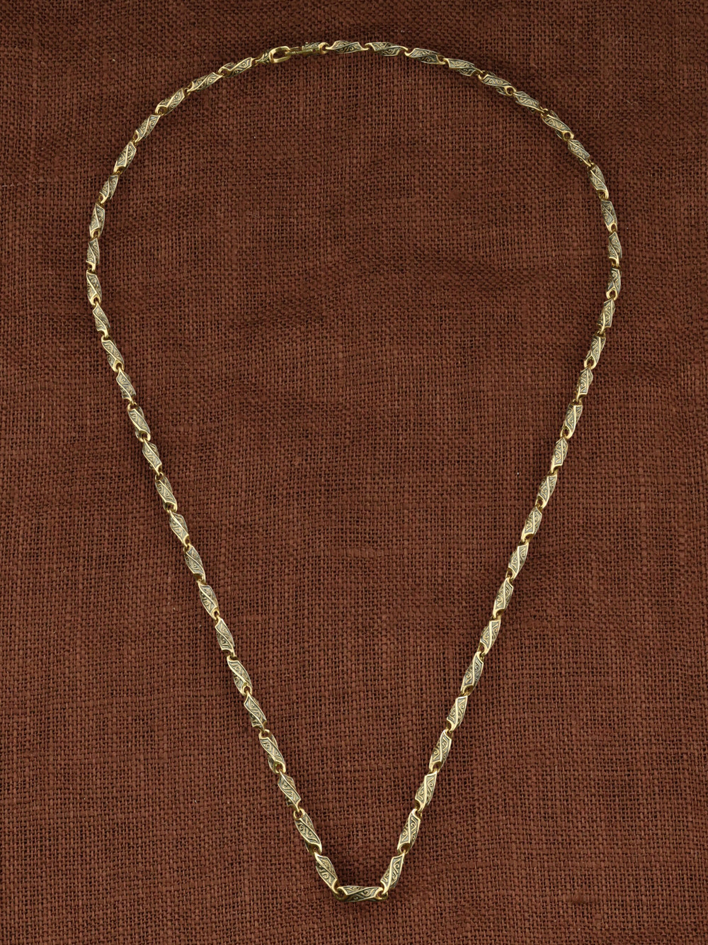 Цепь из лимонного золота 585 пробы