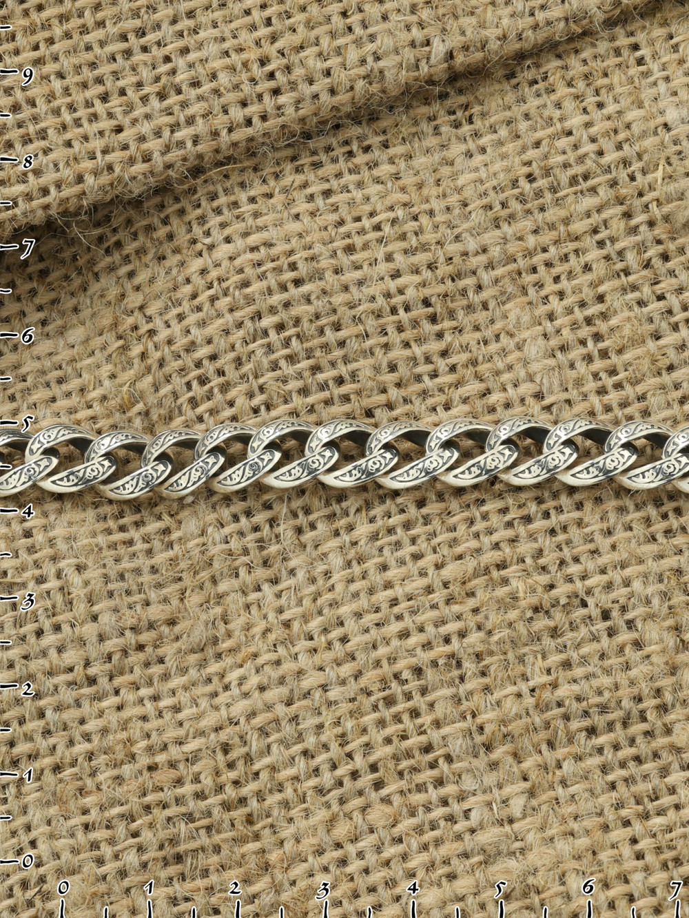 Браслет из серебра 925 пробы c рубином