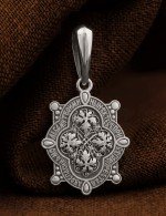 Образок из белого золота 585 пробы