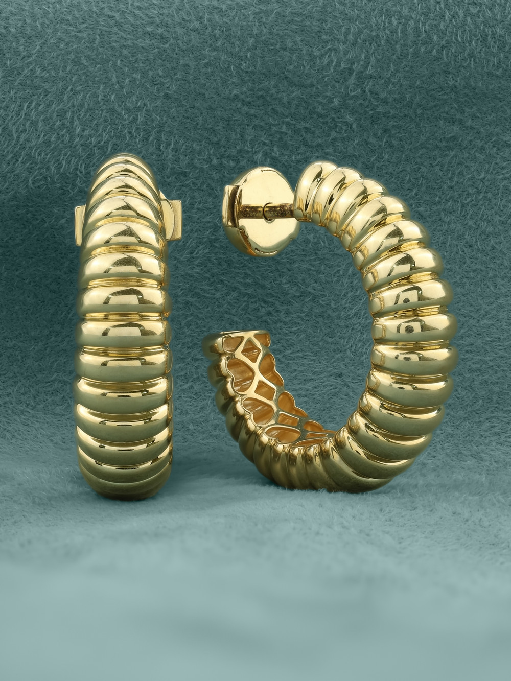 Серьги из лимонного золота 585 пробы