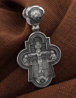 Крест из белого золота