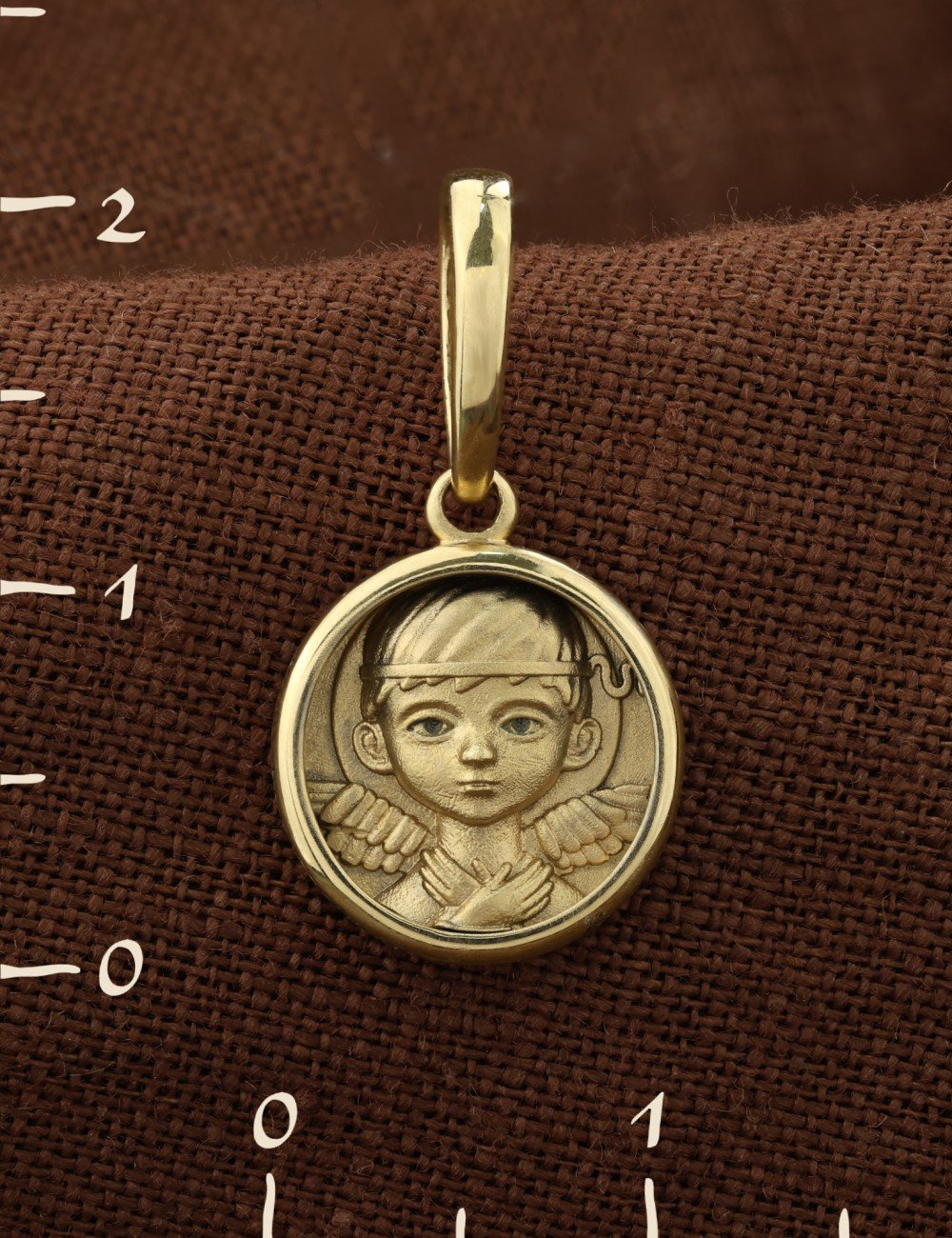 Образок из лимонного золота