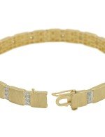Браслет из лимонного золота c бриллиантами