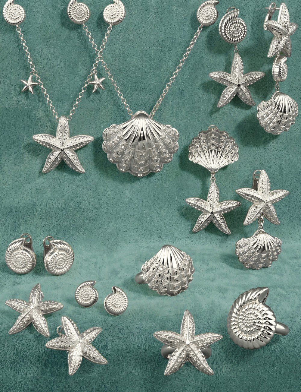 Серьги из белого золота 585 пробы