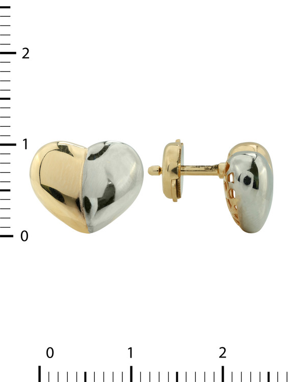 Серьги из лимонного золота 585 пробы