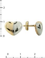 Серьги из лимонного золота