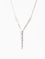 Колье из белого золота c бриллиантами