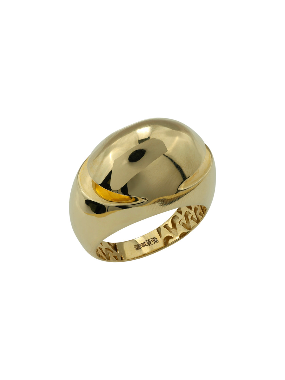 Кольцо из лимонного золота 585 пробы