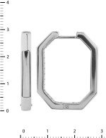 Серьги из белого золота