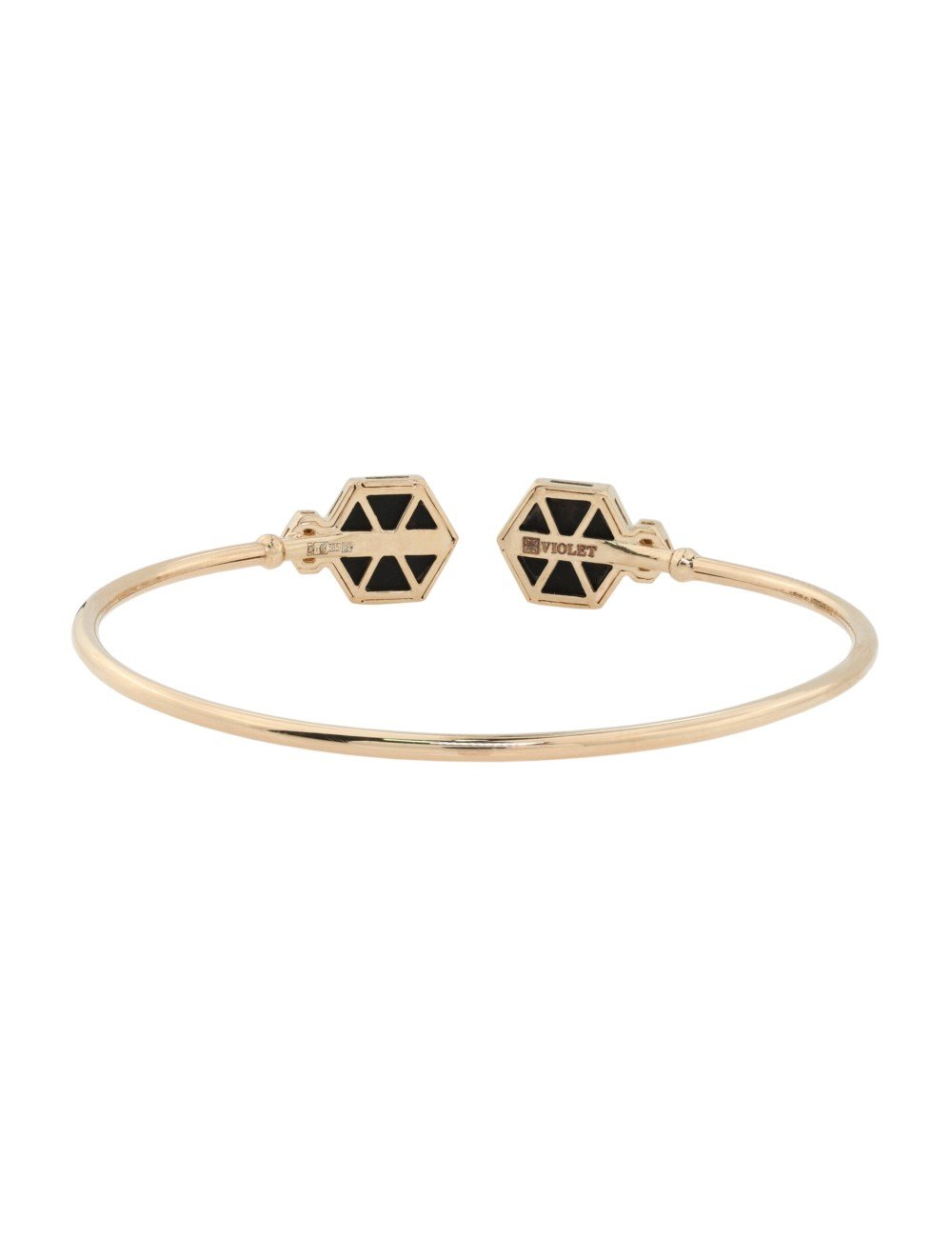 Браслет из золота c бриллиантами и ониксом