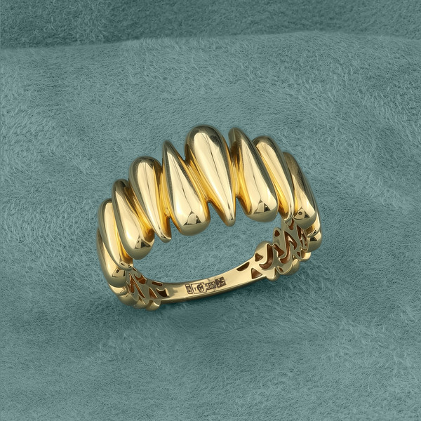 Кольцо из лимонного золота 585 пробы