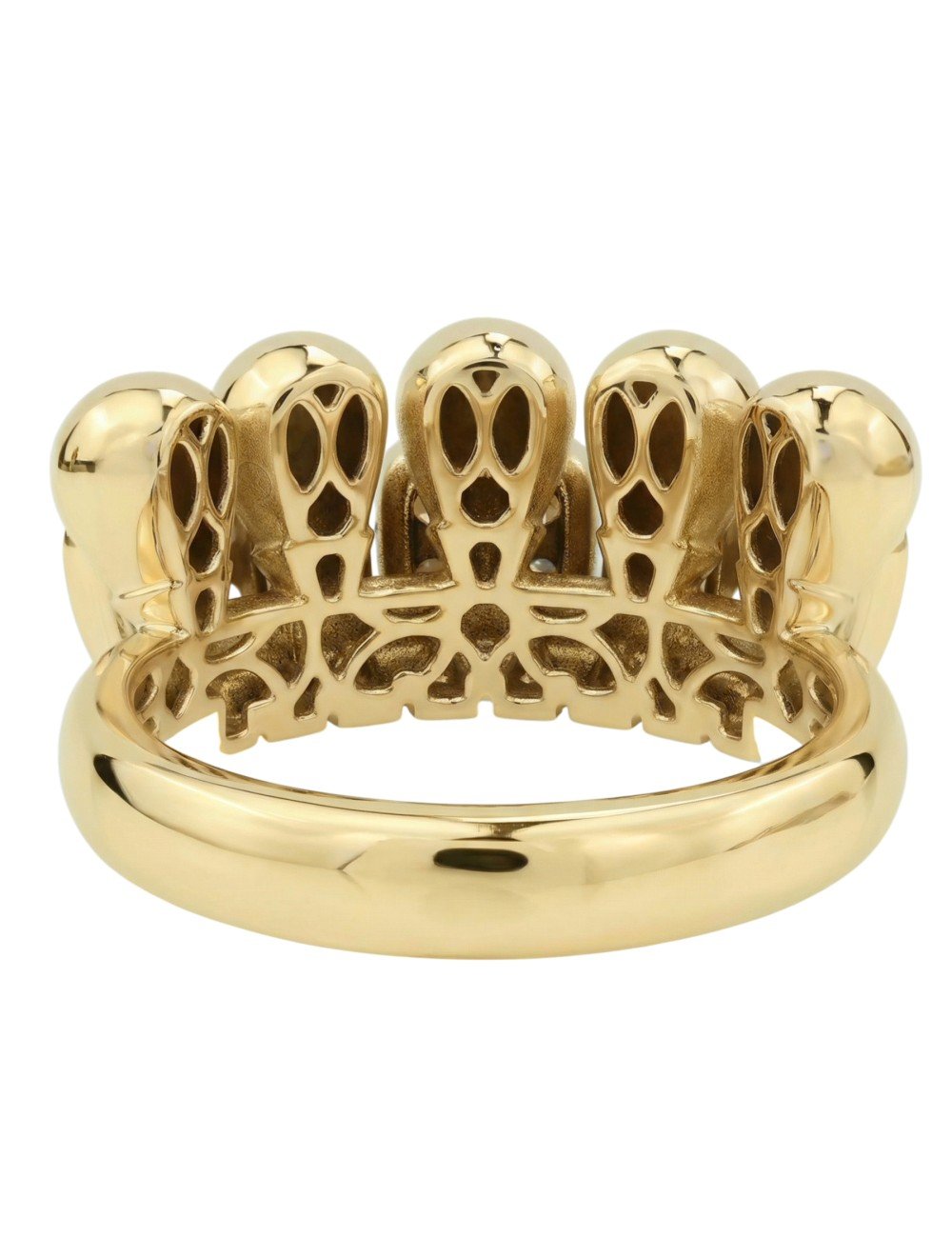 Кольцо из лимонного золота c бриллиантами