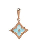 Подвеска из золота c бирюзой