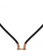 Шнурок шёлковый из золота c шёлковым шнурком