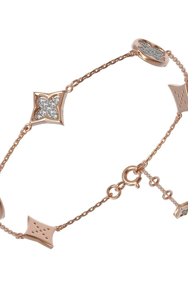 Браслет из золота c бриллиантами