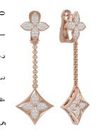 Серьги из золота c бриллиантами