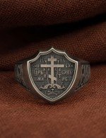 Кольцо из белого золота