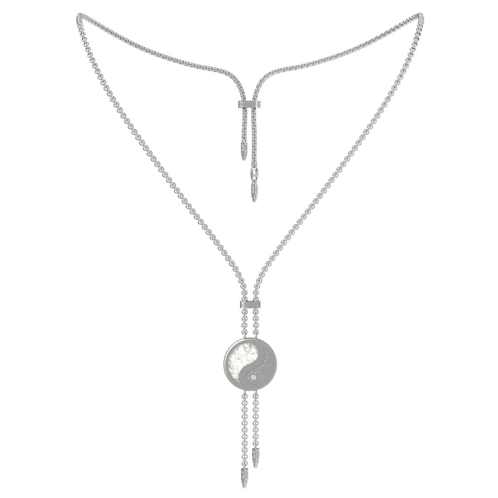 Колье из белого золота