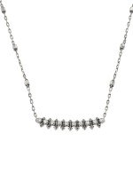 Колье из белого золота c бриллиантами