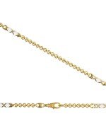 Цепь из лимонного золота c эмалью