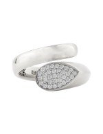 Кольцо из белого золота c бриллиантами