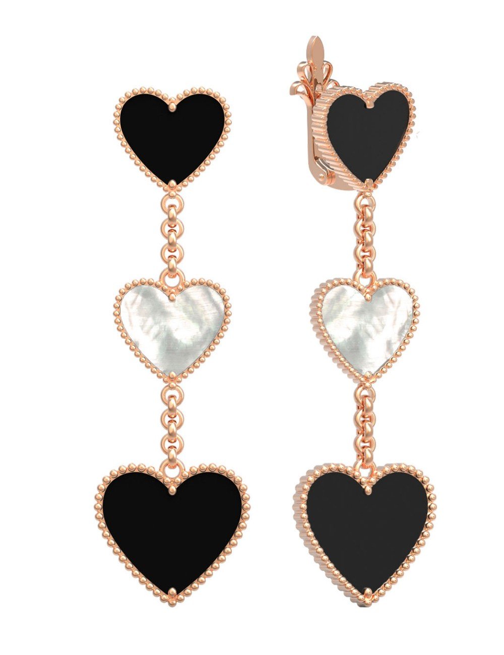 Серьги из золота 585 пробы