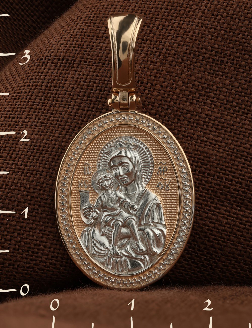 Образок из золота