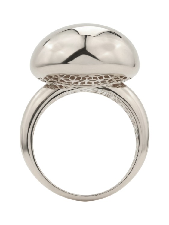 Кольцо из белого золота 585 пробы c бриллиантами