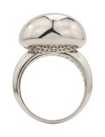 Кольцо из белого золота c бриллиантами