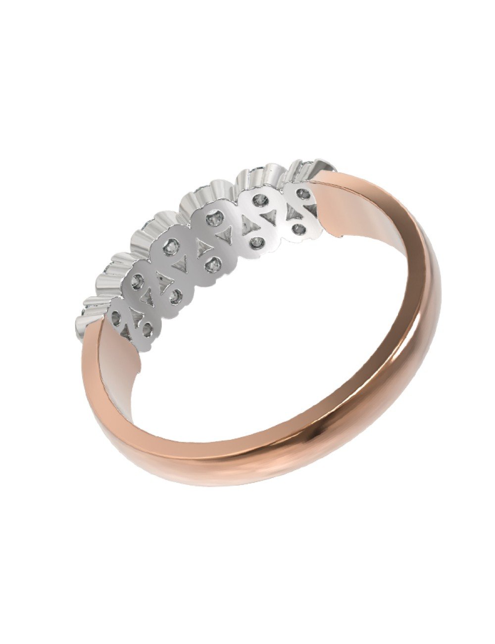 Кольцо из золота c бриллиантами