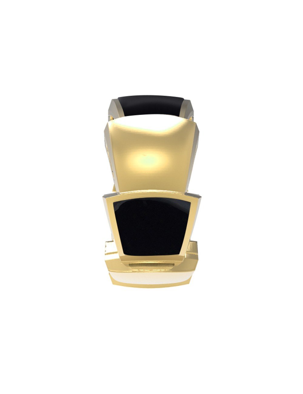 Подвеска из лимонного золота c ониксом