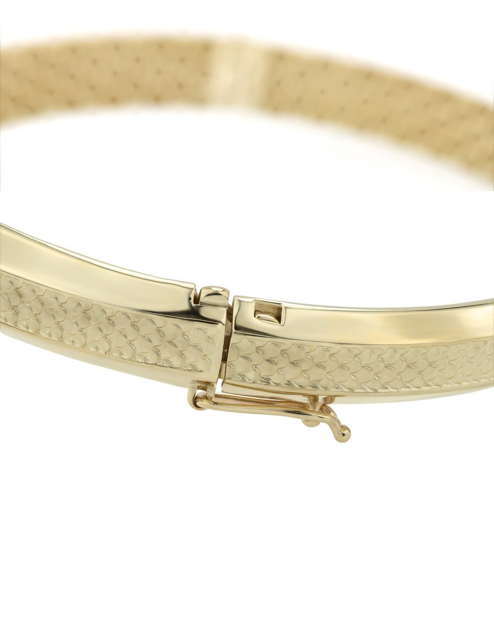 Браслет из лимонного золота 585 пробы c бриллиантами и рубином