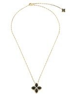 Колье из лимонного золота c бриллиантами и ониксом