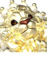 Кольцо из лимонного золота c эмалью и жемчугом