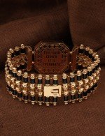 Браслет из золота c ониксом