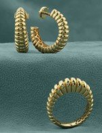 Серьги из лимонного золота