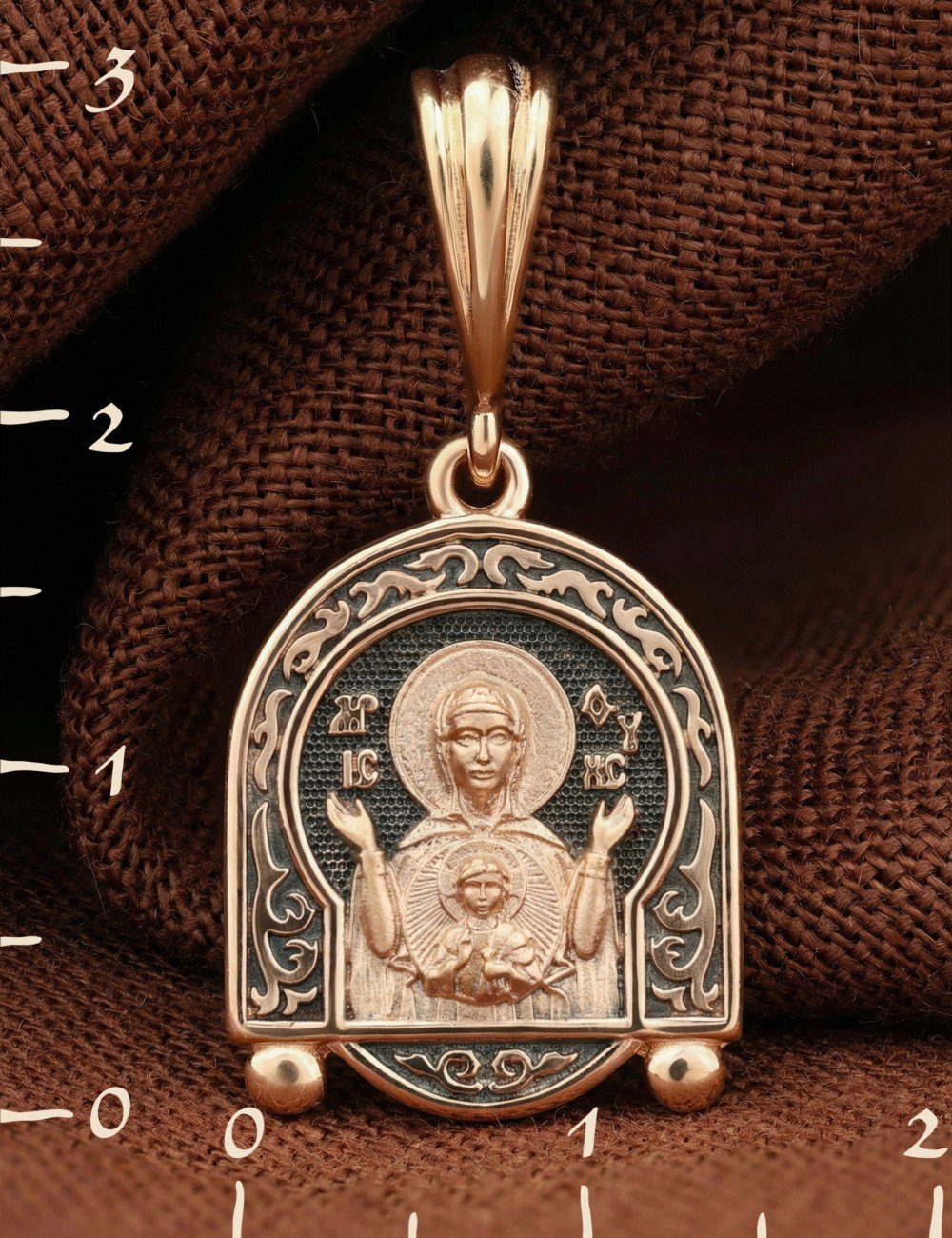 Образок из золота